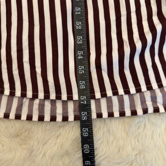 Jen's Pirate Booty Striped Open Back Maxi Dress Large - Picture 6 of 10